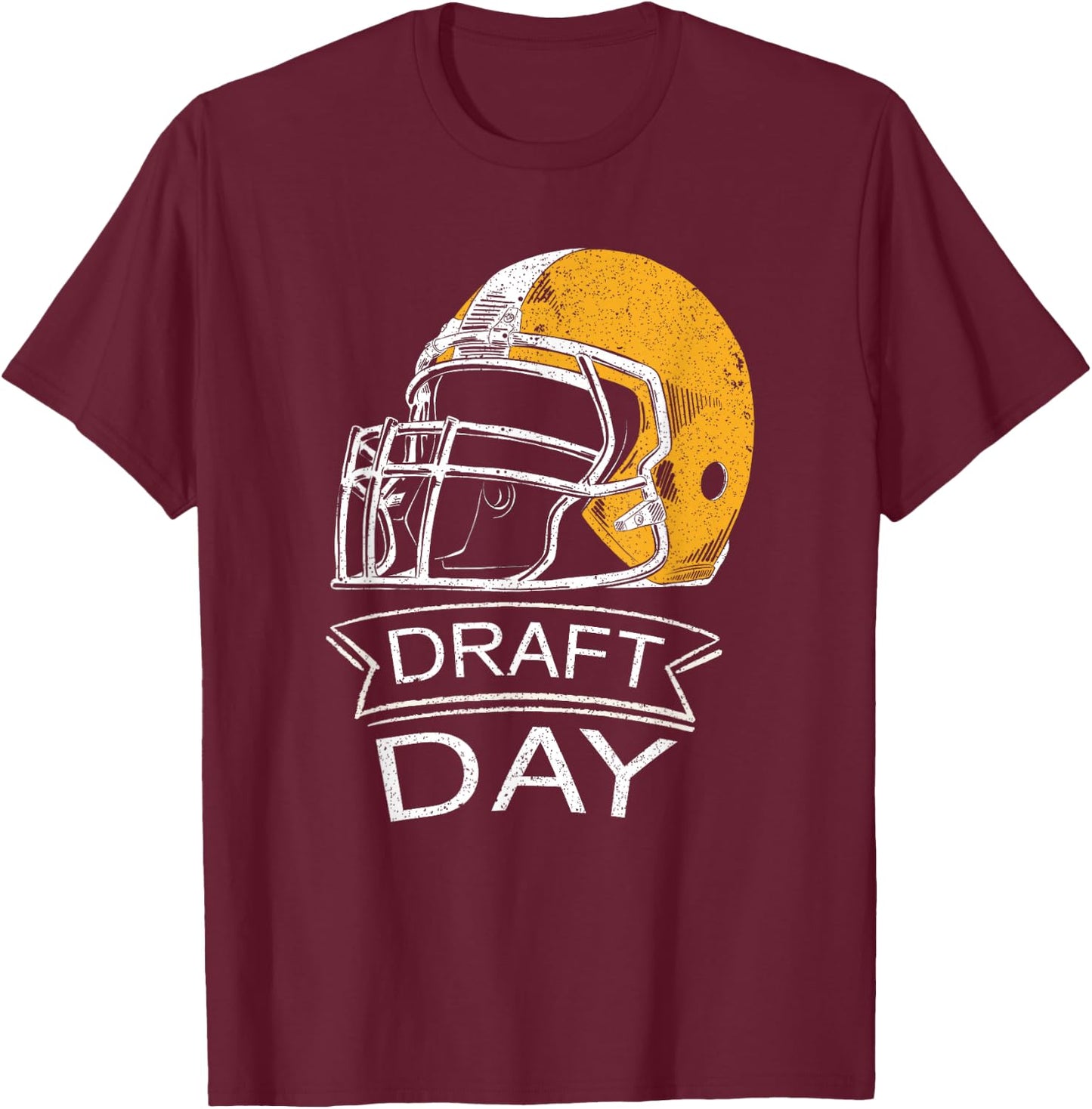 Draft Day | Draft Day Funny Fantasy Football T-Shirt - T-Shirt | Maroon
