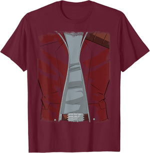 Marvel Studios Guardians of The Galaxy Star-Lord Costume T-Shirt - T-Shirt | Maroon