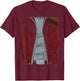 Marvel Studios Guardians of The Galaxy Star-Lord Costume T-Shirt - T-Shirt | Maroon