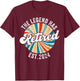The Legend Has Retired 2024 Funny Retirement Men T-Shirt - T-Shirt | Maroon