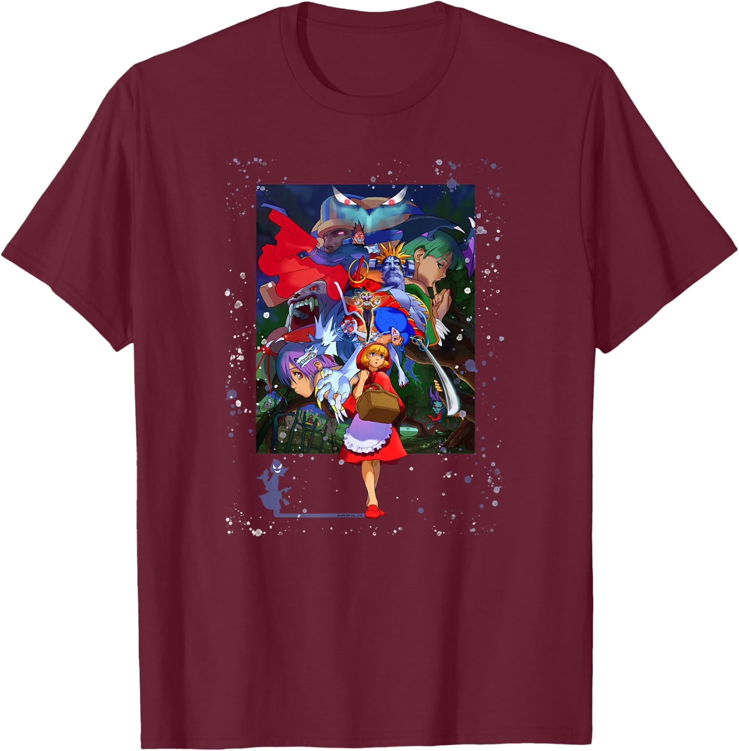 Vampire Savior T-Shirt - T-Shirt | Maroon
