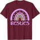 Besties BFF Heart Best Friends Bestie T-Shirt - T-Shirt | Maroon