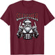 Christmas Sleigher, Metal Santa T-Shirt - T-Shirt | Maroon