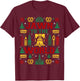 JAWN to the WORLD Philly Fan Philadelphia Ugly Christmas T-Shirt - T-Shirt | Maroon