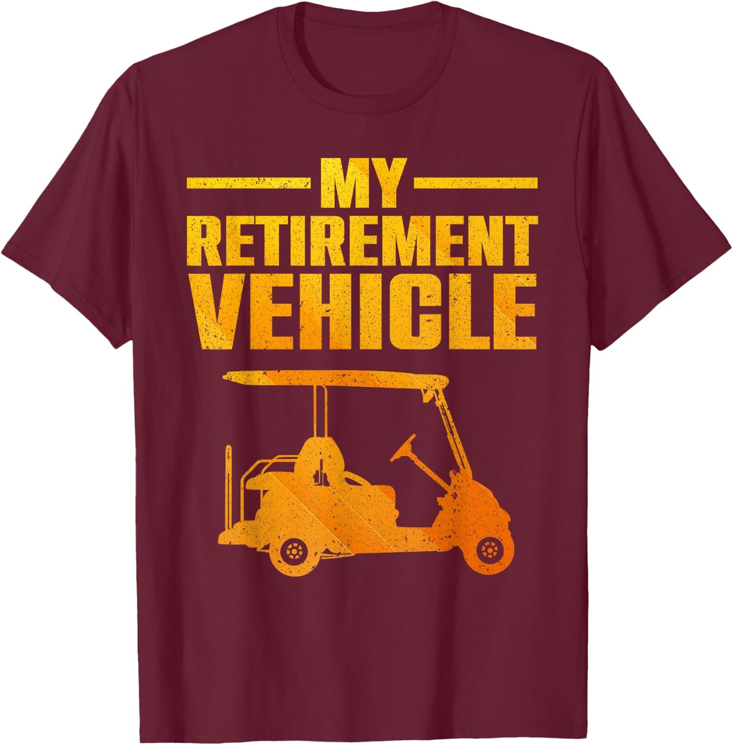 Cool Golf Cart Design Women Golfer Golf Cart Lover T-Shirt - T-Shirt | Maroon