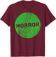 Horror VHS sticker 80s 90s film video store rental retro T-Shirt - T-Shirt | Maroon