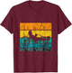 Recumbent Trike Cyclist Vintage Retro Triker Recumbent Bike T-Shirt - T-Shirt | Maroon
