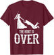 Men's Hunting Wedding Hen Party Bride T-Shirt - T-Shirt | Maroon