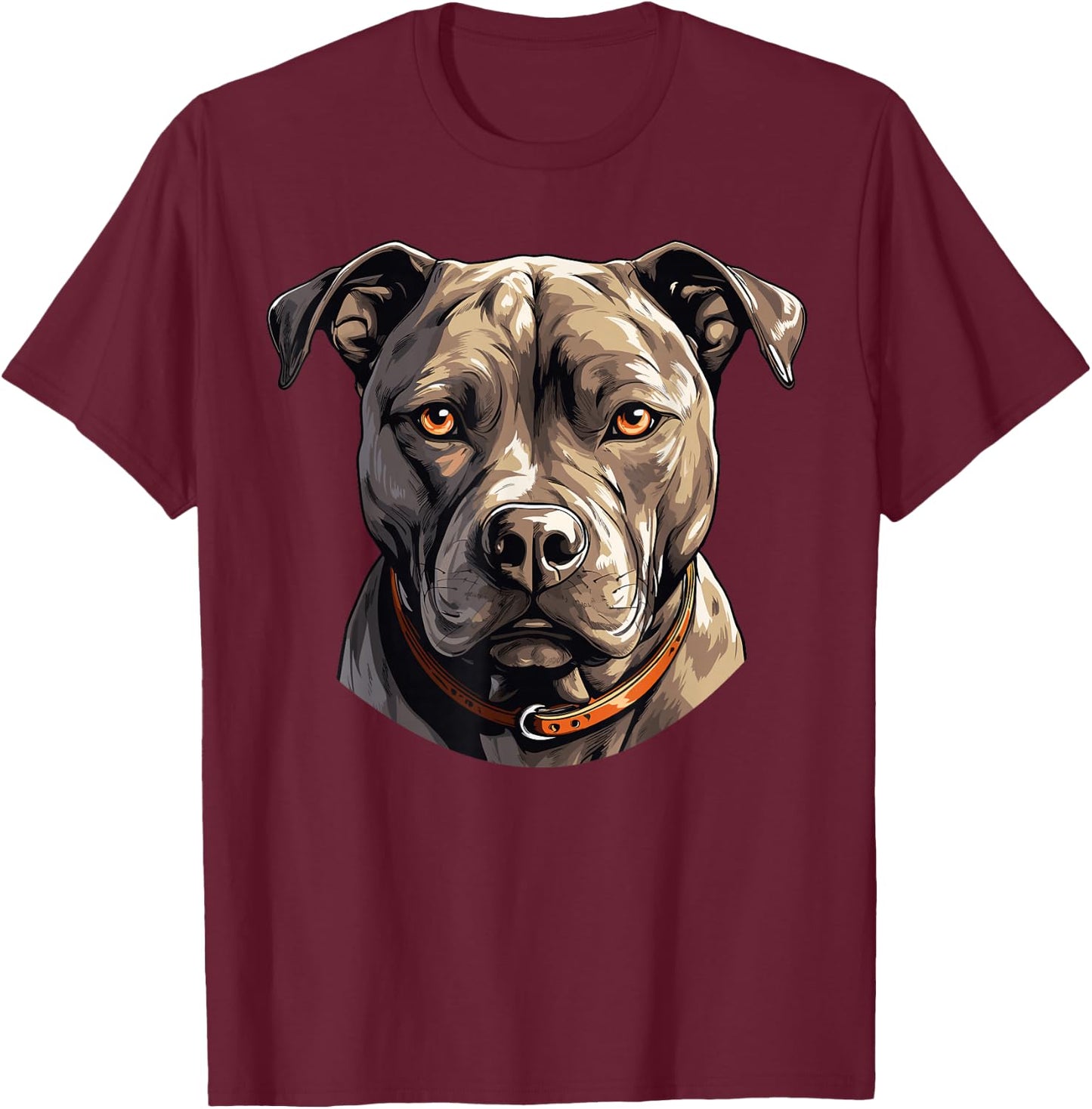 American Pitbull Dog American Pitbull Women Girls Kids T-Shirt - T-Shirt | Maroon
