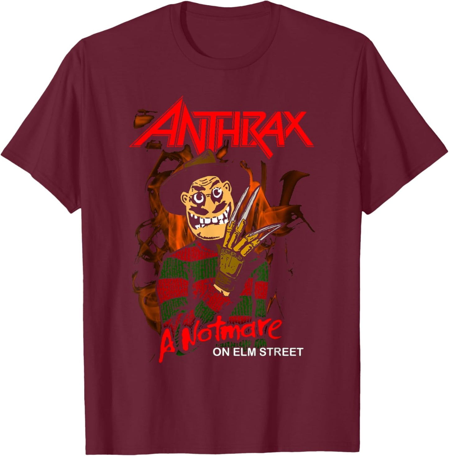 Anthrax – A Notmare T-Shirt - T-Shirt | Maroon