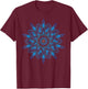 Mandala Sacred Design Art Lover Spiritual Geometry Graphic T-Shirt - T-Shirt | Maroon