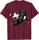 Black Cat Bicycle Kick - Soccer Fans Women Men Kids T-Shirt - T-Shirt | Maroon