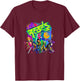Star Wars Rebels Urban Graffiti Art Style Group Portrait T-Shirt - T-Shirt | Maroon