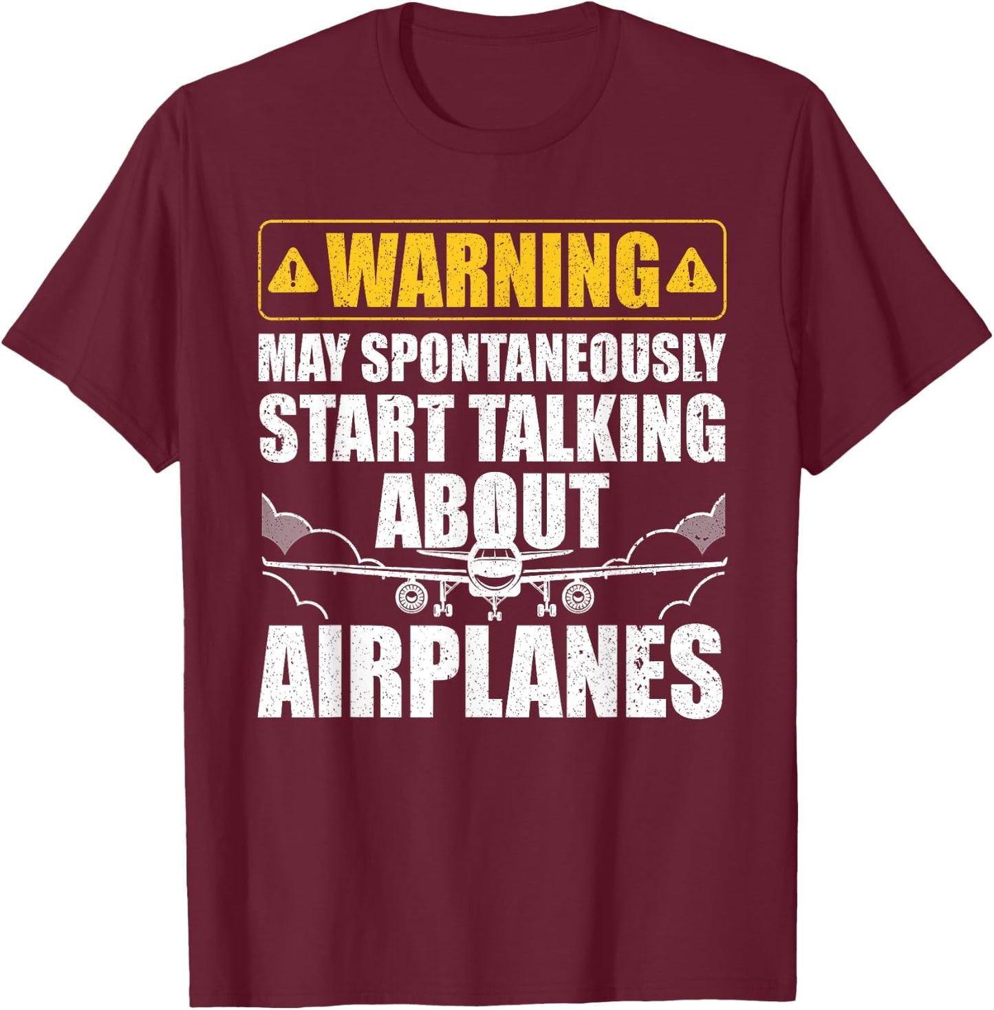 Funny Pilot Art Women Aviation Pilot Airplane Lovers T-Shirt - T-Shirt | Maroon