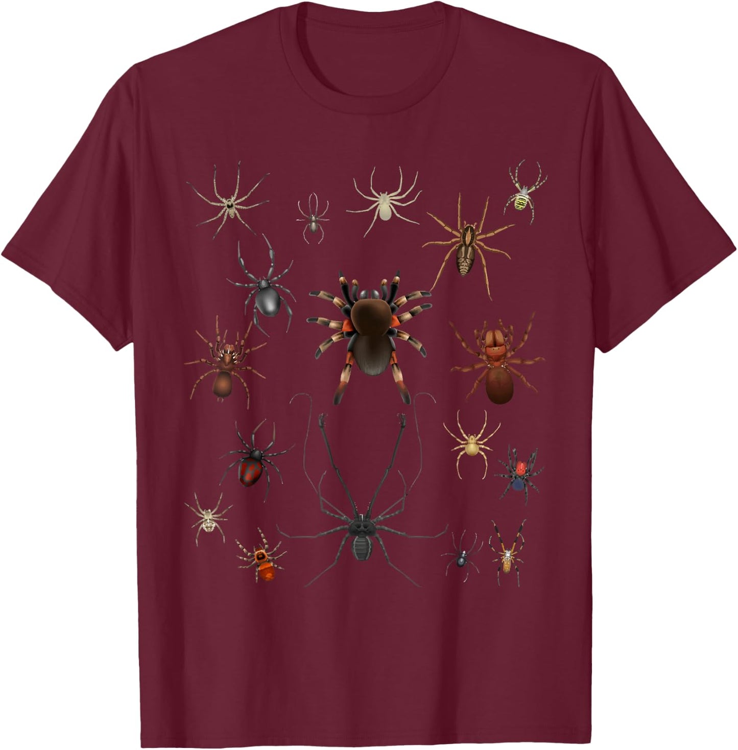 Cool Spider Women Tarantula Arachnid Spiders Animal T-Shirt - T-Shirt | Maroon