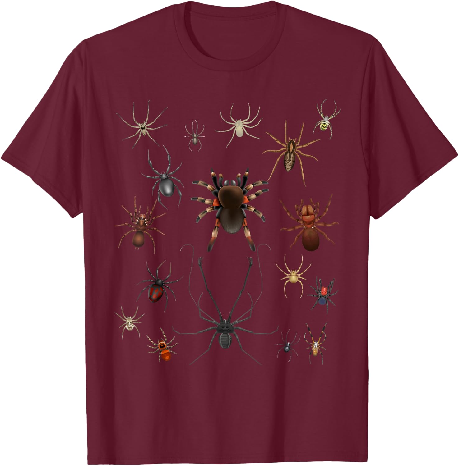 Cool Spider Women Tarantula Arachnid Spiders Animal T-Shirt - T-Shirt | Maroon
