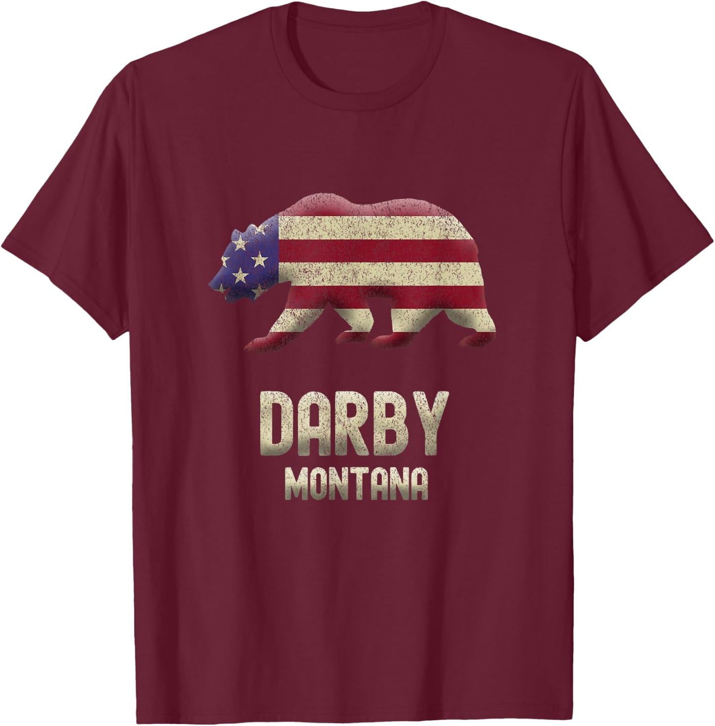 Darby Montana T-Shirt - T-Shirt | Maroon