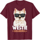 Westie Grandma West Highland White Terrier Dog Women T-Shirt - T-Shirt | Maroon