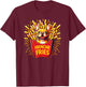 Frenchie Fries - Cute French Bulldog Funny Fries Women Girls Kids T-Shirt - T-Shirt | Maroon