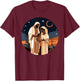 Jesus Is The Reason For The Season Afro Black Nativity Scene T-Shirt - T-Shirt | Maroon
