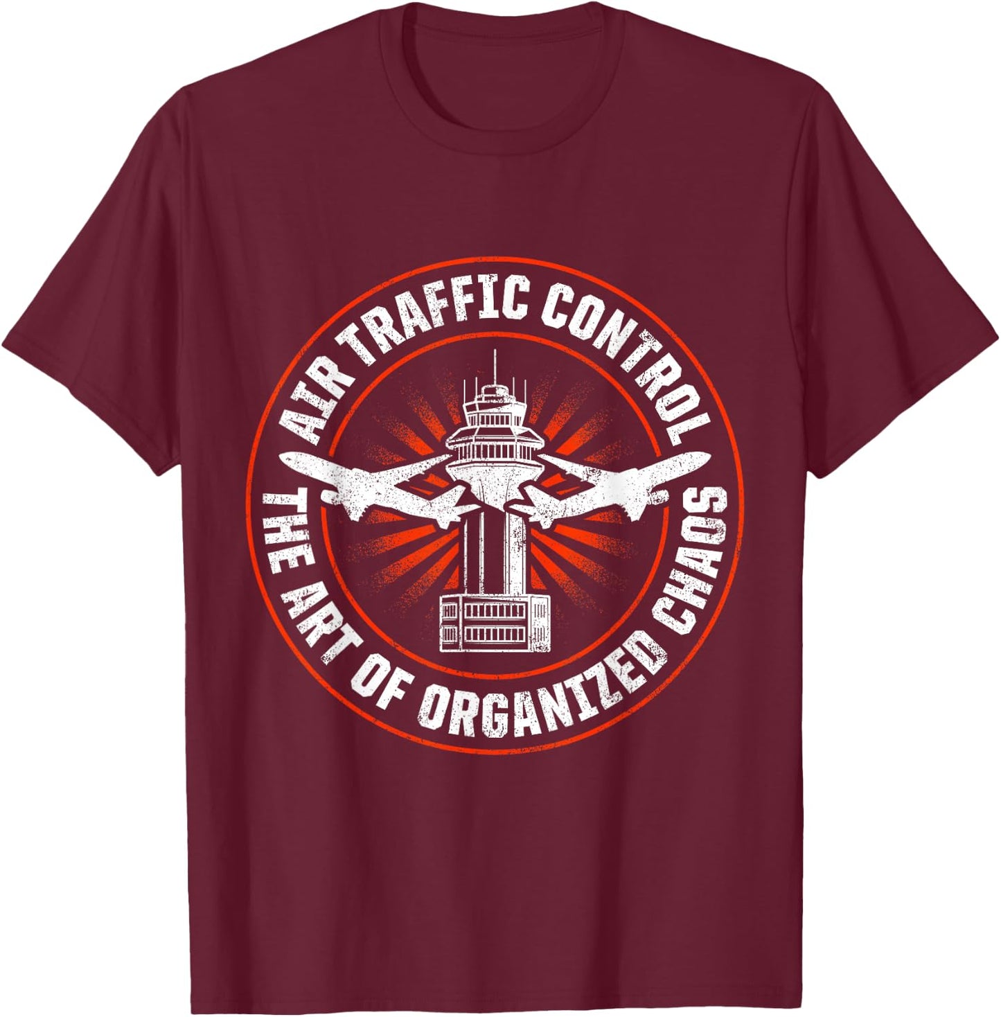 Control Airspace For Air Traffic Controller Air Controller T-Shirt - T-Shirt | Maroon