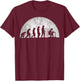 Gamer Evolution - Evolution Of Man Computer Gaming T-Shirt - T-Shirt | Maroon