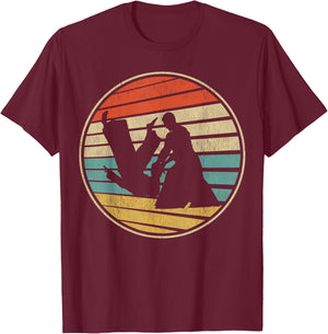 Cute Aikido Gift Retro Vintage 70s 80s Japanese Martial Art T-Shirt - T-Shirt | Maroon