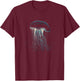 Jellyfish Ocean Animal Scuba Diving Jelly Fish T-Shirt - T-Shirt | Maroon