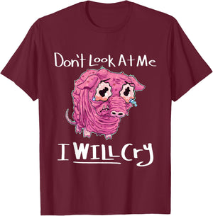 Home of the Squonk - Pennsylvania, USA Sad Emo Cryptid T-Shirt - T-Shirt | Maroon