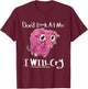 Home of the Squonk - Pennsylvania, USA Sad Emo Cryptid T-Shirt - T-Shirt | Maroon