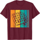 Waffle Design Artsy Vintage Waffle Lover T-Shirt - T-Shirt | Maroon