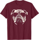 Funny Bulldog cool Graffiti Urban art street Men Women Girls Kids T-Shirt - T-Shirt | Maroon