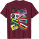 Eighties 80's Kid Best Era Ever Born In the 80's Cassette T-Shirt - T-Shirt | Maroon