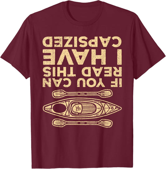 Cool Kayak Women Kayaking Lovers Boat Canoe Kayakers T-Shirt - T-Shirt | Maroon