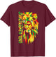 Juneteenth Men Women African American Black Lion 1865 King T-Shirt - T-Shirt | Maroon
