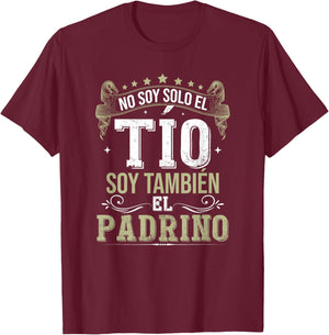 Padrino Regalo No Soy Solo El Tío Soy También El Padrino T-Shirt - T-Shirt | Maroon