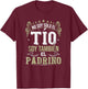Padrino Regalo No Soy Solo El Tío Soy También El Padrino T-Shirt - T-Shirt | Maroon