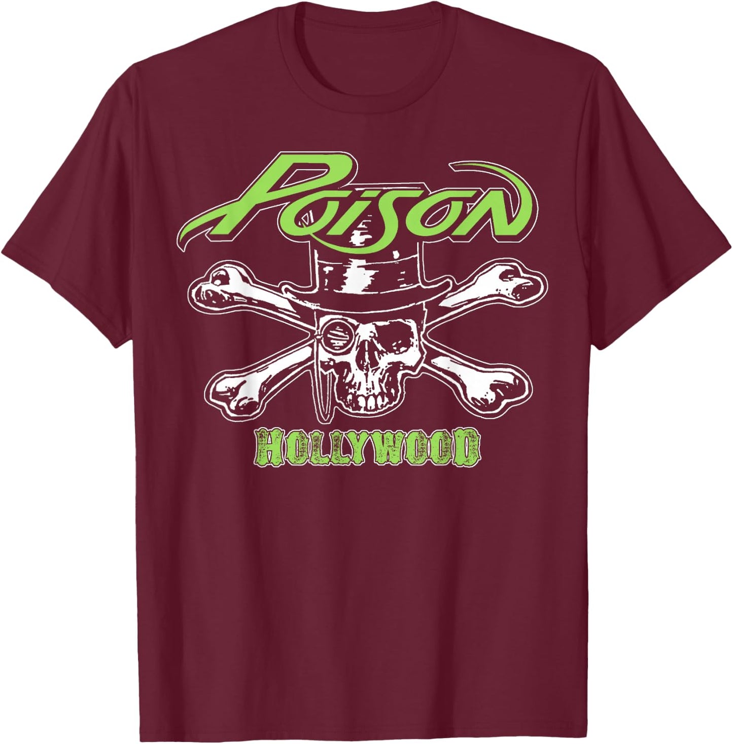 Poison - Hollywood T-Shirt - T-Shirt | Maroon