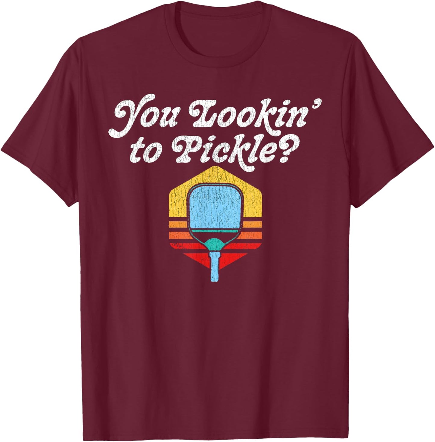 FIT2SERVE Gear - Positivity Through Laughter -Adults Retro Sports Black Small T-Shirt - T-Shirt | Maroon