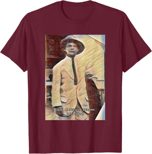 Luisa Capetillo Perone I Boricua I Puerto Rico I Hero T-Shirt - T-Shirt | Maroon