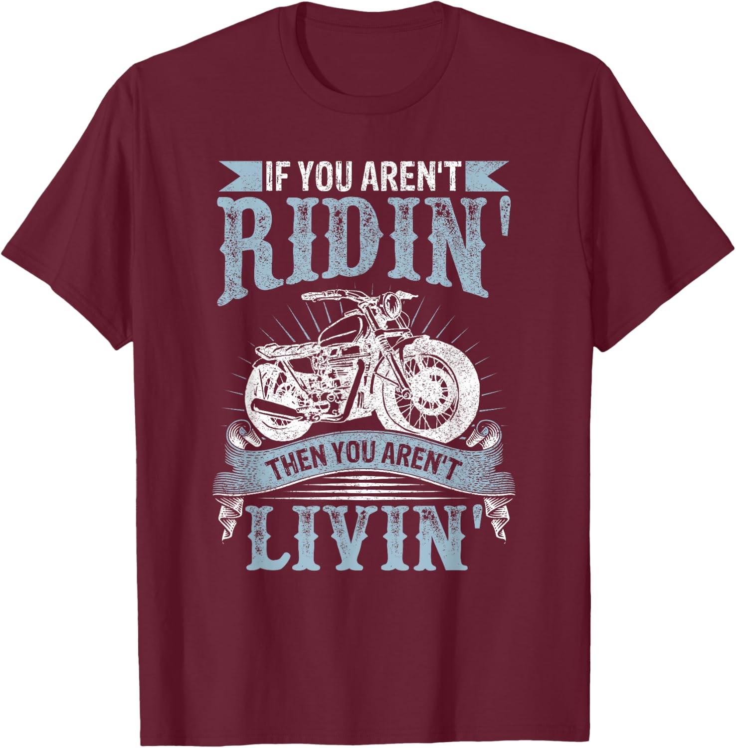 Motorcycle Lover T-Shirt - T-Shirt | Maroon