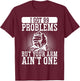 Wrist Turning Arm Wrestling T-Shirt - T-Shirt | Maroon
