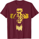 Christian Lion Cross Bible Jesus Religious T-Shirt - T-Shirt | Maroon