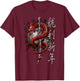 Spiral Original - Oriental Dragon - Gothic Dragon T-Shirt - T-Shirt | Maroon