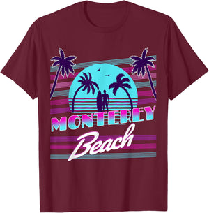 Monterey California T-Shirt - T-Shirt | Maroon