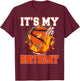 Funny It's My 6th Birthday 6 Years Old Basketball Ball Boy T-Shirt - T-Shirt | Maroon