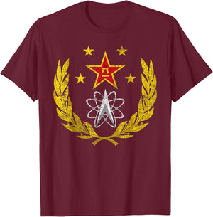 Chinese Space Forces Program China Aerospace T-Shirt - T-Shirt | Maroon