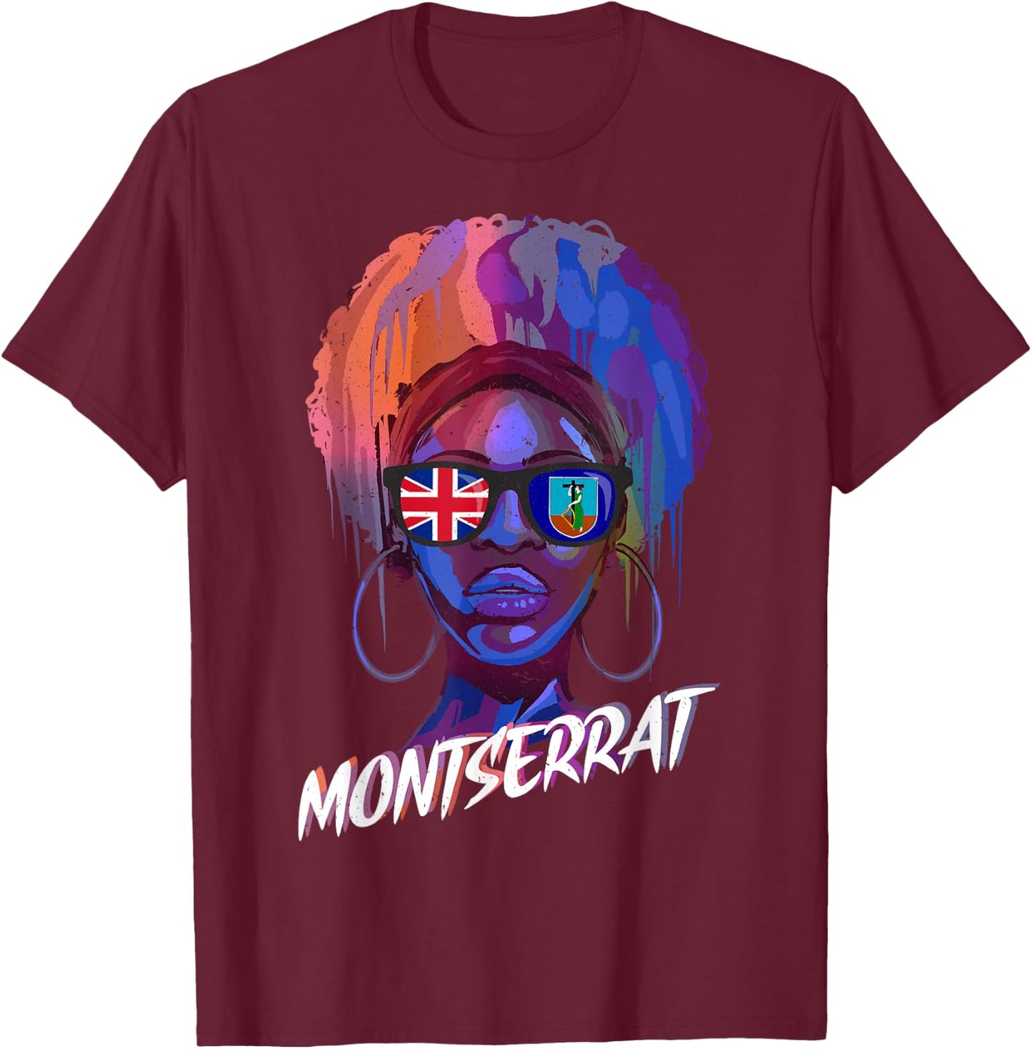 Montserrat T-Shirt - T-Shirt | Maroon