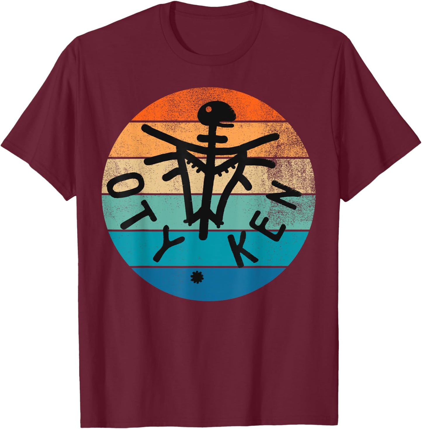 Retro Otyken Ethnic Group Otyken Musical Band Legend T-Shirt - T-Shirt | Maroon