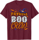 Payroll Boo Crew Halloween Payroll Manager Matching T-Shirt - T-Shirt | Maroon